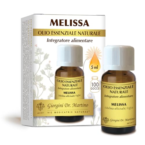 Huile essentielle naturelle MELISSA 5 ml aromathérapie detente