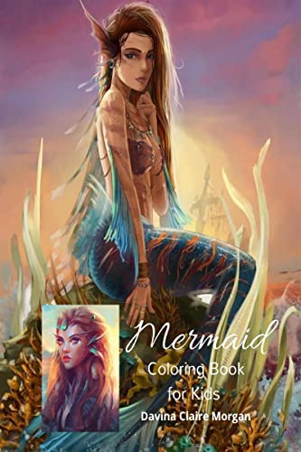 Mermaid Coloring Book for Kids: Amazing US Edition of Mermaid Coloring Pages for kids Ages 4-8
