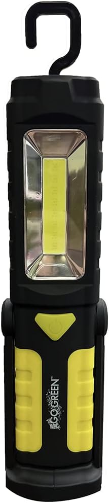 GoGreen Power (GG-113-WLDISP) COB LED Worklight- Magnetic Hanging Hook-Swivel Base, Multiple Colors, Pack of 12