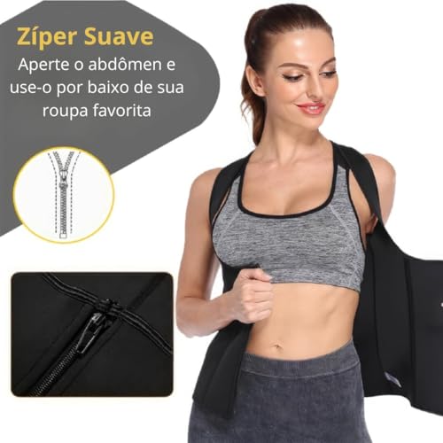 Cinta Modeladora Feminina - Corpete - Corselete - Fecho Duplo - Suporte E Modelagem