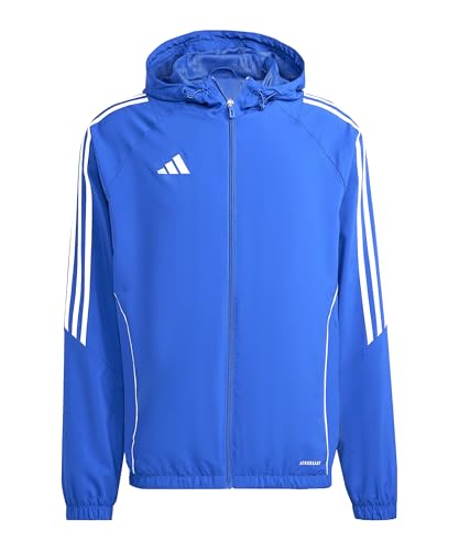 adidas Tiro 24 - Chaqueta Cortavientos Niño, Ropa Niño, Color Azul y Blanco