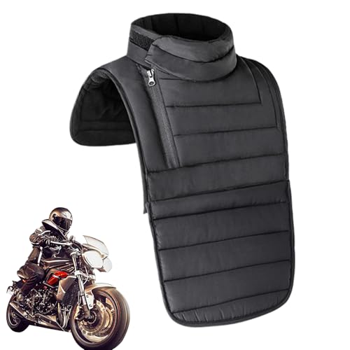 ZHUMCCY Protector Cervical y Pechal para Moto - Cuello Térmico Desmontable y Bufanda Multifunción - Protector Pecho Cuello Unisex Adulto Para Invierno Outdoor Running Ski