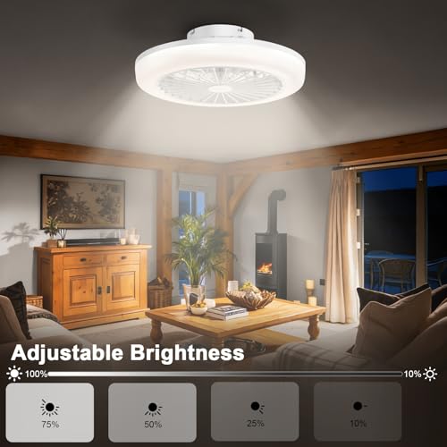 CACI Mall Bladeless Ceiling Fan thumbnail 7