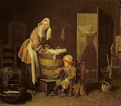 Affiche toile Jean Baptiste Simeon Chardin impression peinture huile décoration mural