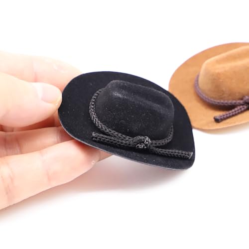 Dollhouse Cowboy Hat, Miniature Cowboy Hat, 1:12 Scale Minia