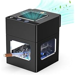 VANSU Intelligent HEPA Smokeless Ashtray Indoor with Lighter,USB Rechargeable Smoke Removing Ashtray for Home,Bedroom,Office,Car,Outdoor