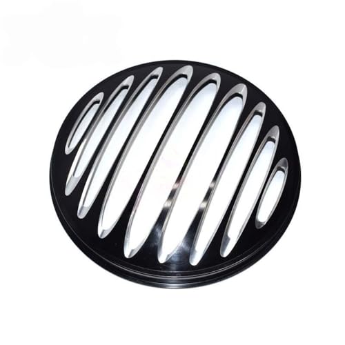 Grille phare moto 7 pouces protection de phare noire pour Touring Electra Glide et Road King