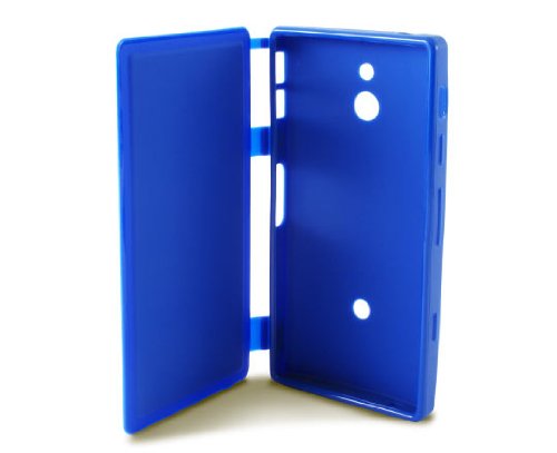 KSIX B3422FTT05 Flip-Up TPU Hülle für Sony Xperia P LT22i blau