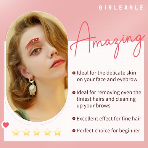 Image of GIRLEARLE 1LB Hard Wax Beads for Hair Removal, Low Melt Hard Wax Beads with Red Rose Formula, Wax Beads for Brazilian Waxing & Sensitive Skin, Stripless Hard Wax for Bikini, Face & Body At-Home Waxing