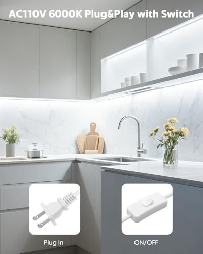 Tira LED 110V Blanco Frío 6.56FT Auto-adhesiva miniatura 7