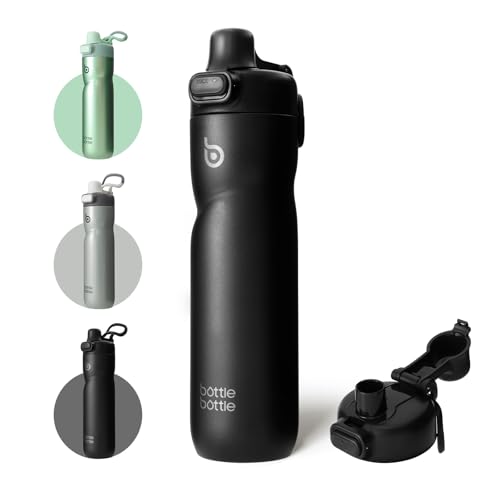 BOTTLE BOTTLE Insulated Water Bottle 24 oz with Handle and