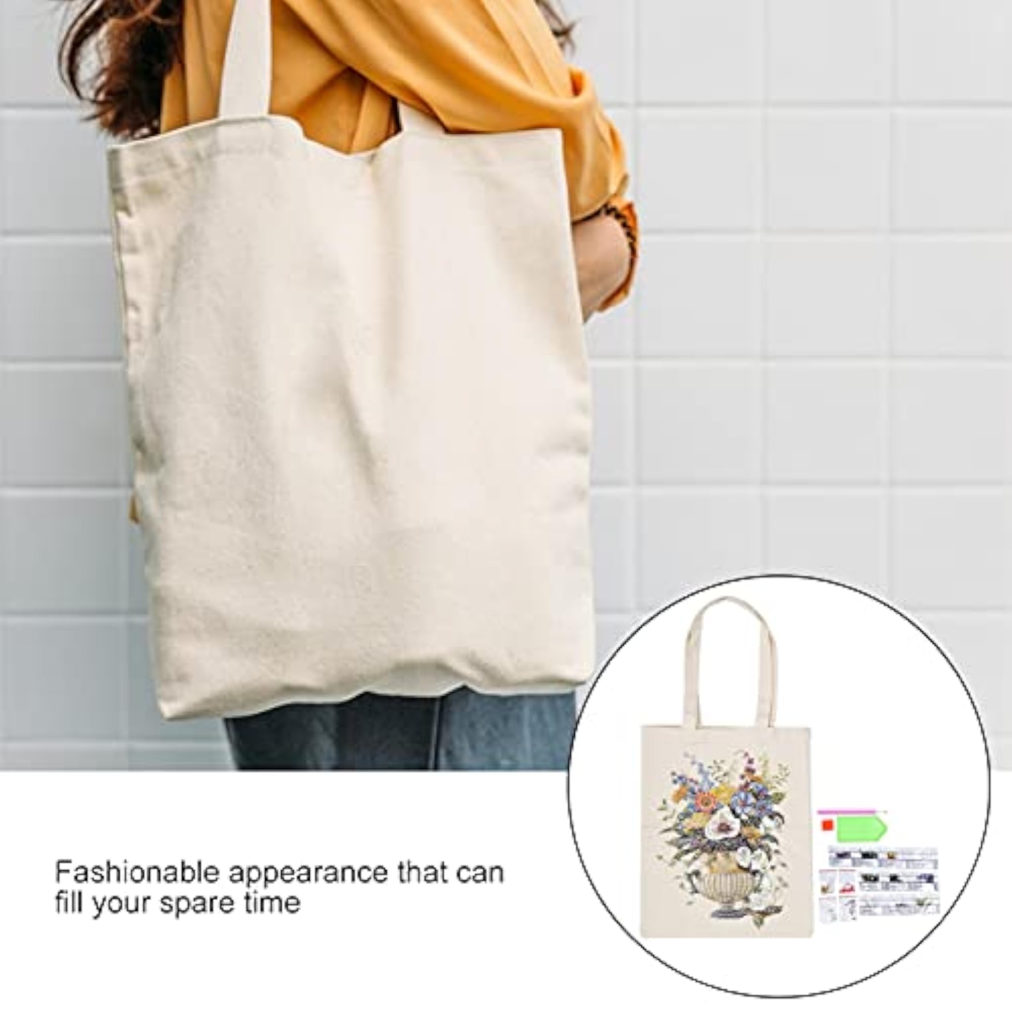 Painting Shopping Bag, Multi-Purpose Durable