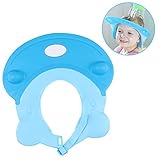 [La oreja de protección ocular de seguridad] ensancha el material de pp del sombrero puede soportar el impacto del agua, el borde delantero para proteger los ojos de salpicaduras. Para que los ojos y oídos del bebé estén protegidos. 