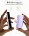 Kuulaa 2 Stück Power Bank USB C 4500mAh, Mini Externer Akku, Schnelles Aufladen Type C Powerbank ohne Kabel, klein Aber stark Handy Tragbares Ladegeräte Kompatibel mit Samsung, Huawei, USB C-Handys