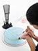 Mastrad Pastry Bag Set - Reusable Silicone Pastry Set Includes 6 Interchangeable Nozzles and Stand For Easy Refilling/Storage