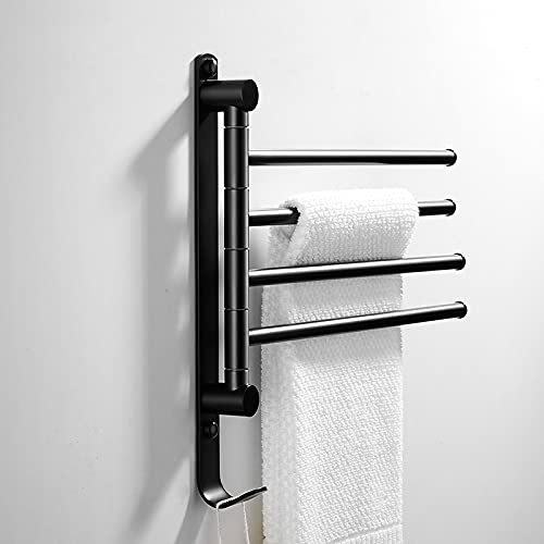 Porte-serviettes de bain mural pour optimiser l'espace de la douche