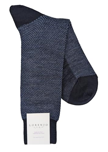 Diamond Weave Merino Wool Blend Socks