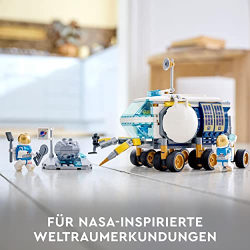 LEGO 60348 City Mond-Rover Weltraum-Spielzeug ab 6 Jahre für Mädchen und Jungen mit Astronauten-Minifiguren aus der LEGO… – Bild 5