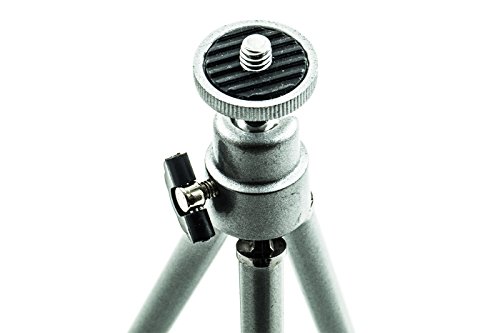 Mini Tripé Tripod Metal Alumínio Reforçado 20 cm Universal Camera Mini Retro Projetor Datashow