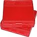 MTM Case-Gard P-100 Series Small Handgun Ammo Box, 100 Round, Clear Red