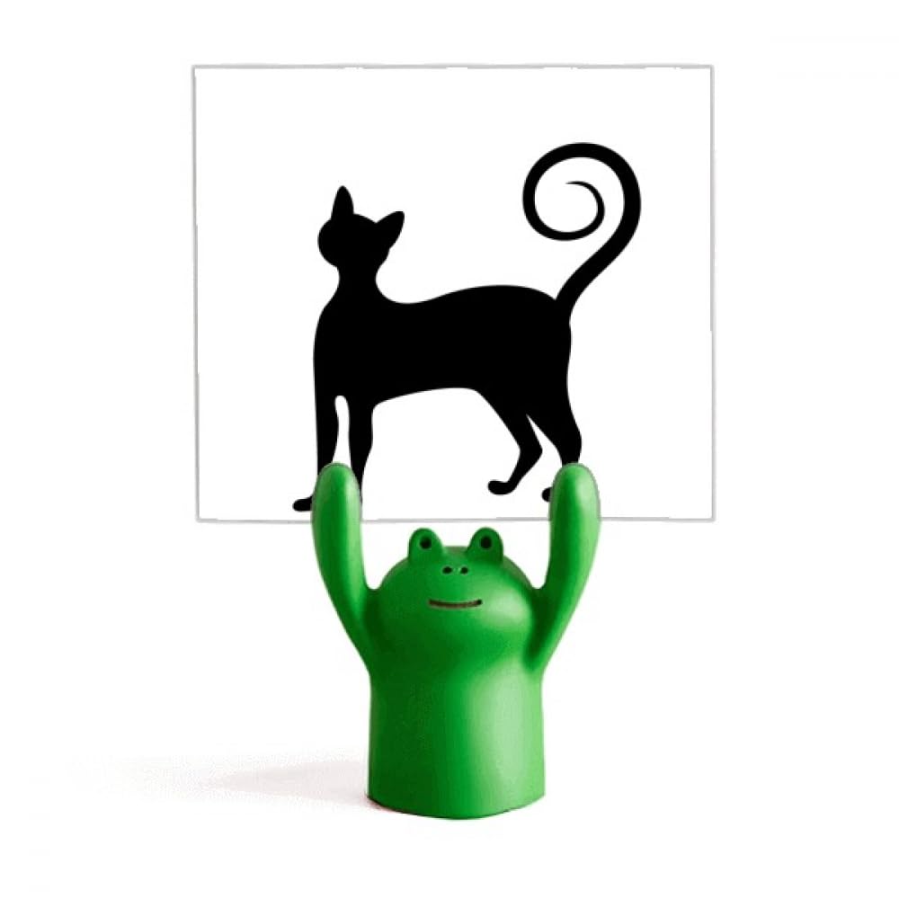 Support de mémo chat noir, une idée cadeau originale pour collègue