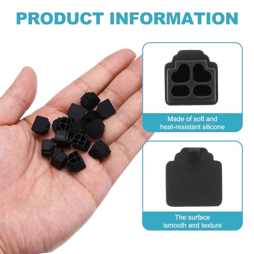 Tapas protectoras de silicona RJ11 para mantener limpio su router doméstico e impresora digital 3