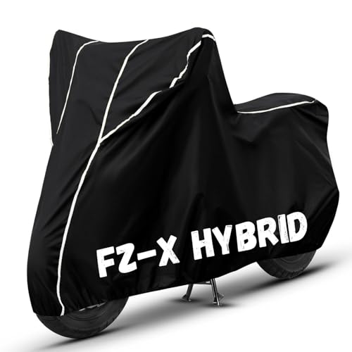 Image of Bike Cover for FZ-X Hybrid 100% Waterproof, Dustproof & Scratch Resistant| Fully Bottom Elastic UV Resistant Heavy Duty Body Cover | All Weather Outdoor Use