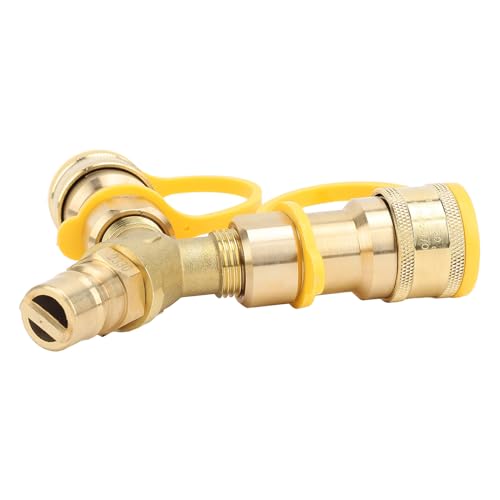 Adaptador divisor en Y de conexión rápida para RV y remolque de gas 3