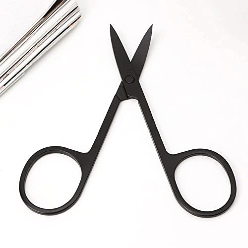 Bastelschere, professionelle Nagelschere, Maniküre for Nägel, Augenbrauen, Nase, Wimpern, Nagelhautschere, gebogene Pediküre, Make-up-Werkzeuge, Schere