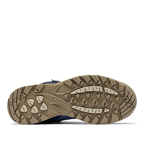 Columbia womens Newton Ridge Plus Waterproof Amped Boot Hiking Shoe, Blue Dusk/Admiral, 5.5 Wide US