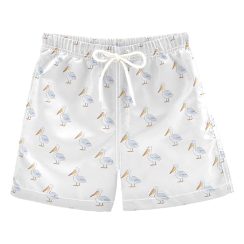Boys Swim Trunks Toddler Mesh Lining Board Shorts Cute Animals Print Boy Swimwear Bathing Suits