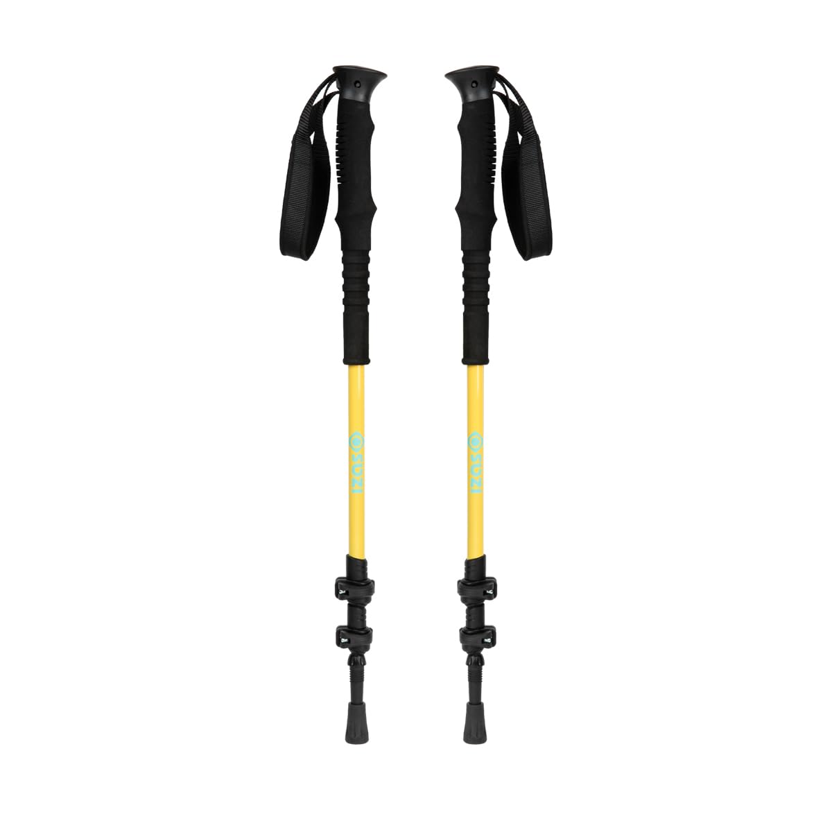 Izas Piura Bastón para Trekking con Agarre Antideslizante y Ajuste Regulable. Doble Flicklock para Excursiones y Senderismo. Modelo Unisex