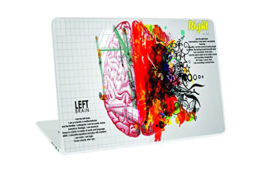 Image of Galaxsia Brain Explore Vinyl Laptop Skin /Sticker /Cover /Decal Compatible for Any 13 to 13.3 Inches Laptop (Hp /Dell /Sony /Acer /Lenovo /Asus. Etc) Or Notebook.