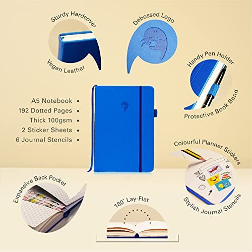 Carnet de notes A5 pointillé Ottergami journal intime écriture papier 100g