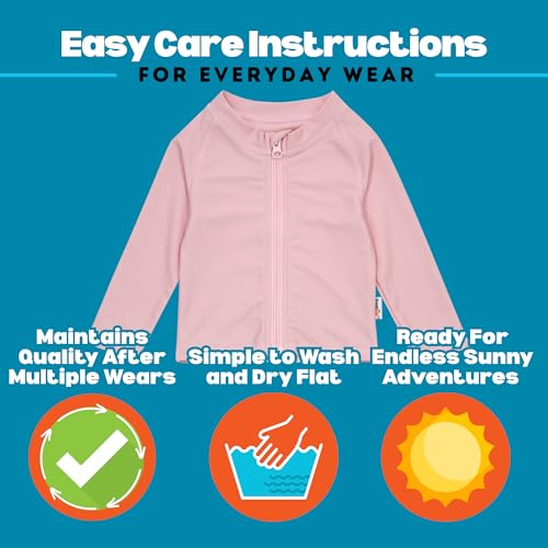 Image of SwimZip UPF 50+ Long Sleeve Rash Guard for Boys' and Girls' - Baby, Toddler, Kids