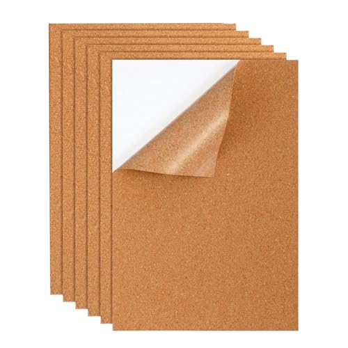 Placa de corcho - Azulejos de corcho | Pizarra de aviso, 33,5 cm, pared de azulejos de pared, superficie autoadhesiva de corcho, para el hogar, salón, dormitorio, aula, cocina, habitación de los niños