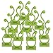 Clip per piante da arrampicata Fun a parete verde Supporto di vite auto adesiva per piante di arrampicata in filo da giardino Green 100pc, clip di vite verdi, per casa