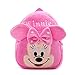 Produktbild CHDJ Cartoon Süßer kleiner Kleinkind Mini Plüsch Rucksack für Baby Mädchen Jungen Alter 13 Jahre Pink Rosa Minnie 3 Jahre