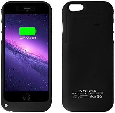 YHhao 4.7 inches 3500mAh Charger Case (iPhone6-Black02)