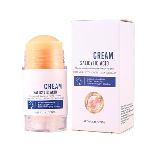 Heel Balm, Cracked Heel Repair Cream Fast Absorption, 3.07x1.5x1.5 Inches Repairs Care Moisturizer Relief Roller at Dry Skin Softener for Women, Hands, Body, Feet, Easy to Use