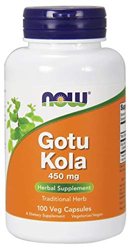 Now Foods Gotu Kola, 450mg 100 Unidades 90 g
