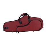 estuche para saxofon soprano 【MULTIFUNCIÓN】: El diseño del bolso para saxofón con bolsa exterior para accesorios de almacenamiento, agarre cómodo