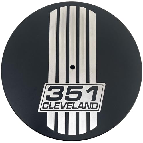 Ansen USA - 351 Cleveland 14" Round Air Cleaner Kit, Billet