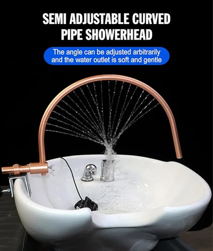 Spa Basin Faucet Water Circulation Head Spa Frame for Salon Shampoo Bed Massage Accessories,Shampoo Bed Bowl Wash Hair Salon Style Scalp Care Waterfall Adjustable - Image 3