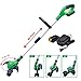 werktough 20V Cordless Grass Trimmer with 2.0A Battery and Fast Charger G001