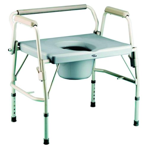 Invacare Bariatric Drop-Arm Commode