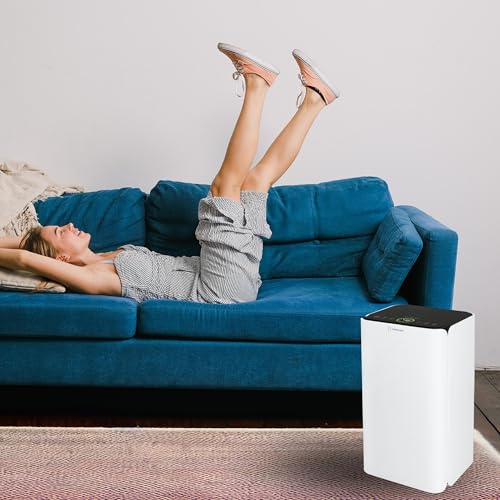 Deumidificatore Turbionaire Senso N12 Wifi, 12L/24H, Purificazione Tramite Ionizzazione, Timer, 120 M³/H, Molto Silenzioso Solo 38 Db, Filtro Antipolvere, Igrostato Integrato, Blocco Bambini - 9