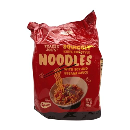 The Grafton Way Trader Joe's Squiggly Knife Cut Style Noodles 2 pack with Grafton Way Measuring Spoon