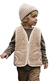 Gilet pour enfant de qualité supérieure en laine mérinos, gilet pour bébé 100 % naturel.