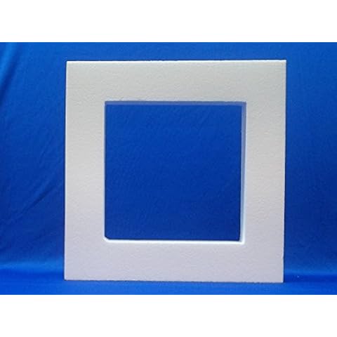 Styrofoam EPS Polystyrene Square Wreath 14" 16" 18" x 2" Thick (16") Cover